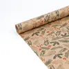 Papel de Regalo Navideño Amazon Rollo Tamaño Grande Papel Kraft Árbol de Navidad DIY Papel Hecho a Mano Papel para Regalos Festivos