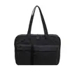 Nuevo modelo transfronterizo para otoño e invierno 2026, bolso de mano de gran capacidad, estilo coreano, color sólido, ligero, simple, casual, bolso de hombro versátil
