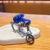Cachorro Robô Mecânico Transformável Divertido Modelo Arma Chaveiro Pingente Criativo Móvel Chaveiro de Bolsa Pequeno Ornamento