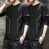 Nueva colección Primavera/Otoño 2026: camiseta base elástica para hombre, camiseta de manga larga con cuello redondo, ropa de moda para primavera/otoño
