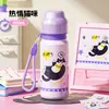 Termo de Acero Inoxidable 316, Taza de Agua Linda y Energética para Estudiantes, Tetera Portátil para Exterior de Una Taza con Doble Boquilla