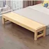 Cama individual de madeira maciça pode ser personalizada cama estendida emendada cama alargada lateral de cama cama infantil cama de bebê com grade de proteção emendada grande
