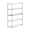 Caja de Almacenamiento de Barra de Escritorio Transparente Acrílico Soporte de Exhibición de Insignias Periféricos de Anime Estante de Almacenamiento Millet a Prueba de Polvo