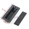 Caja de Batería Embebida para Batería de Litio 18650 de 1/2/3 Secciones Caja de Alimentación de Tres Secciones para Audio con Tapa en Serie 3.7V/12V
