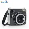 Funda Protectora Adecuada para Cámara Instax Square Sq40, Estuche Transparente de Cristal con Correa para Almacenamiento de Cámara