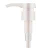 Built-in cabeça de bomba de shampoo plástico 28 dentes tipo de prensa cabeça de bomba de boca longa 28/410 cabeça de bomba de loção de rosca branca