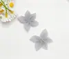 DIY flor de estrella de cinco puntas malla flor puntiaguda de cinco pétalos material semiacabado ropa zapatos calcetines sombrero accesorios para bolso
