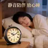 Suministro Exclusivo Transfronterizo de Relojes Despertadores Metálicos Retro, Relojes de Escritorio Silenciosos de 5 Pulgadas para Mesita de Noche, Relojes Elegantes para Sala de Estar y Dormitorio, Relojes de Mesa Estilo Europeo