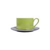 Caneca de Café e Pires de Cerâmica com Espelho Colorido Macaron Estilo Normcore Coleção Especial Comemorativa de Jingdezhen Presente para Outros