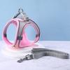 Arnés para Gato Antiescape Estilo Chaleco Reflectante Transpirable Cuerda para Pasear Perros Pequeños Suministros para Mascotas Conejo Perro Venta al por Mayor