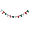Decoração de Primeiro Aniversário de Bebê Bandeira Triangular Decoração Suspensa Dia das Crianças Festa de Aniversário Decoração Criativa Bandeira Triangular de Desenho Animado