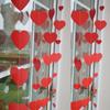 Suministros del Fabricante Corazón Papel Latte Art Día de San Valentín Diseño de Escena de Boda Colgante en Forma de Corazón Papel Corazón Durazno Cuerda Colgante Rojo Brillante