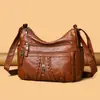 Bolsa de Maternidad de Gran Capacidad para Comercio Electrónico Transfronterizo Bolso para Mujeres de Mediana Edad Bolso Cruzado Versátil de Moda para el Trabajo Bolso de Hombro Único Elegante para Mujeres