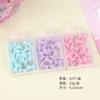 Clip de cola larga color macarrón, clip de metal para archivos, clip para papel, juego de uñas en forma de I, clip para facturas de oficina al por mayor