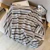 Artículos Populares de Alta Calidad de las Trece Líneas ~ Camisetas de Manga Larga Rayadas de Moda para Mujer, Buena Textura, Efecto Adelgazante en la Cintura, Tops Casuales y Versátiles