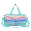 Bolsa Esportiva Fitness para Mulheres com Compartimentos Separados para Molhado e Seco, Compartimento Independente para Sapatos, Bolsa de Treino Transversal, Bolsa Prática para Yoga, Leve e de Grande Capacidade