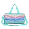 Bolsa Deportiva de Fitness para Celebridades de Internet, Separación Seca y Húmeda para Mujer, Compartimento Independiente para Zapatos, Bolso Cruzado para Entrenamiento, Bolsa de Viaje para Yoga y Cosméticos