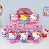 Serie de Adornos Creativos de Dibujos Animados Hello Kitty Vestir Diario Adornos de Escritorio Lindos de Alta Apariencia