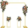 Adereços de casamento suporte de fundo de palco decoração suporte área de casamento celebração festa arco de balão suporte layout de cena de guia de estrada