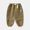 2025 Roupas Infantis Calças de Veludo Infantis Calças de Outono e Inverno Calças Casuais para Meninos e Meninas Moda Bebê Calças Quentes