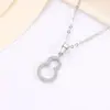 Colar de Cabacinha em Prata de Lei S925 para Mulheres Nicho Versátil Moda Design Estilo Ins High-End Colar de Venda Quente Transfronteiriça para Mulheres