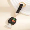 Atacado de Fábrica Chaveiro de Copo de Vinho de Argila Polimérica Strass Personalidade Fofa Pingente de Bolsa Chaveiro de Carro Acessórios Coloridos