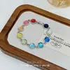 Nuevo Diseño de Nicho con Estilo Versátil, Brillantes de Pedrería Dulces de Verano, Exquisito Lujo Ligero, Sensación de Alta Gama, Pulsera de Pedrería Brillante Colorida y Elegante