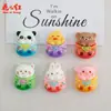 Bolsa da Sorte Animal Cartoon Brilhante DIY Feito à Mão Acessórios de Resina Cola de Creme Acessórios de Cabelo Elásticos de Cabelo Pingentes Decorações para Capa de Celular