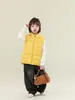 Nuevo Chaleco de Plumas para Niños Otoño/Invierno 2026, Estilo de Canalé, 90% Plumas, para Niños y Niñas, Tallas Mediana y Grande, Ropa de Exterior