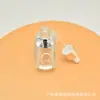 En Stock 30 50ml Botellas de Vidrio Vacías Redondas Planas con Gotero, Botellas Transparentes de Paredes Gruesas con Tapa de Rosca para Aceites Esenciales y Líquidos para el Cuidado de la Piel
