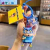 Auténtico Peluche de Crayon Shin-Chan Bolsa de Dormir Llavero Dibujo Animado Coche Llavero Colgante Regalo