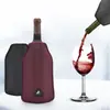 Enfriador de Vino de Gel Sólido, Enfriador de Vino con Hielo, Enfriador de Vino Tinto, Bolsa de Hielo de Gel, Bolsa Aislada para Vino, Pinza para Vino, Accesorios para Vino