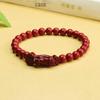 Pulseira de Cinnabar Aiyu Areia Dourada Roxa Pulseira Pixiu Fábrica de Joias Atacado E-Commerce Transmissão ao Vivo Dropshipping S2071408