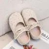 Sapatos Baixos Individuais Infantis Femininos Retro Desenho Animado Primavera/Outono 2026 Laço de Renda Solado Macio Sapatos Mary Jane para Crianças Pequenas Sapatos de Princesa
