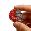 Broche Retro Creativo Transfronterizo Flor Roja Viernes Rojo Broche Viernes Rojo Accesorios para Ropa Bolsas