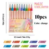 Set de Resaltadores Cambia Color Doble Punta Estudiante DIY Pintura Diversión Trazos Marcadores de Color Clave Venta al por Mayor