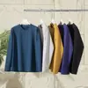 Camiseta Térmica de Manga Larga con Cuello Redondo y Forro Polar de Ajuste a Presión para Hombre, Camiseta de Manga Larga con Cuello Redondo y Forro Polar con Costuras Termoselladas para Hombre 10620