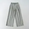 Moletom Tendência Gola Polo Slim Fit Manga Longa Moda Feminina Versátil Conjunto Casual Calça Wide Leg Cintura Alta Comprimento Total