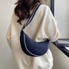Bolso de hombro transfronterizo nuevo, estilo japonés, sencillo, de gran capacidad, combinable con todo, bolso de mujer de alta gama, bolso tipo bola de masa.