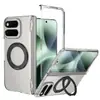 Adecuado para el teléfono plegable Google 11 Pro Fold, soporte magnético giratorio de 360 grados y película protectora de marco medio
