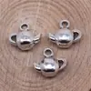 12X11Mm 1.3g Plata Antigua DIY Aleación Accesorios Material Necesidades Diarias Colgante Tetera