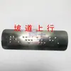 Placas Braille de Aço Inoxidável Acessíveis para Escadas de Estação de Metrô, Adesivos Curvos para Corrimão, Degraus para Cima e para Baixo