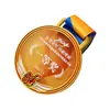 Medalla de Cristal de Alta Gama Medalla de Maratón Deportiva Premio Conmemorativo Reunión Deportiva Competencia Fabricante Medalla al por Mayor