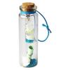Botella de Vidrio Luminosa Transparente con Corcho Pequeña Botella de los Deseos Luminosa Colgante Botella de Deriva Botella Decorativa Botella Mediana Mini