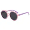 2026 Nuevo Estilo Gafas de Sol Redondas de Doble Puente para Niños y Niñas, Lindas de Dibujos Animados Protección Solar y Anti-UV Gafas de Sol de Moda
