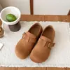 Zapatos Birkenstock originales de piel suave con hebilla, de suela gruesa y con plataforma interna para mujer, nuevos mocasines casuales antideslizantes de moda de verano