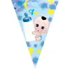 Serie de Fiesta de Bienvenida al Bebé Banderín Triangular Accesorios para Fiesta Suministros de Decoración para Fiesta