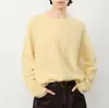 Ropa Interior de Punto Mixta de Lana de Oveja y Cachemir para Mujer Nuevo Diseño de Cuello Redondo Hombros Descubiertos Ropa de Punto Cálida y a Prueba de Frío para Mujer