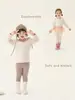 Nuevo Conjunto de Pijamas Térmicos Divididos de Algodón para Bebés Niños y Niñas Ropa de Casa Cálida Otoño e Invierno Clase A