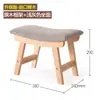Banqueta Pequena Madeira Maciça Banqueta Macia para Trocar Sapatos Mesa de Centro Doméstica Banqueta Baixa Banco Pequeno Resistente Banqueta para Pés de Sofá de Sala de Estar Adulto